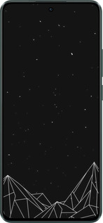 TPU чехол Чорно білі абстрактні гори для Oppo Reno11 F - 6437b-3671 изображение 