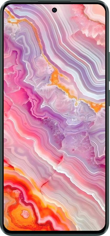 TPU чехол Мрамор 2 для Oppo Reno11 F - 6307b-3671 изображение 