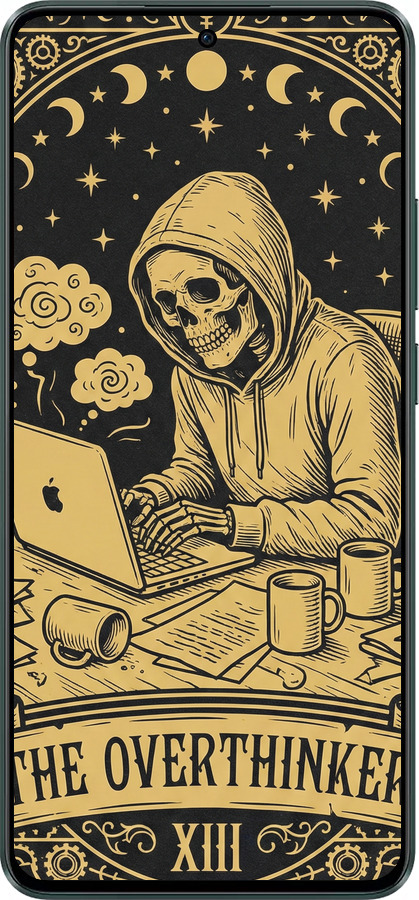 TPU чехол The Overthinker для Oppo Reno11 F - 6774b-3671 изображение 