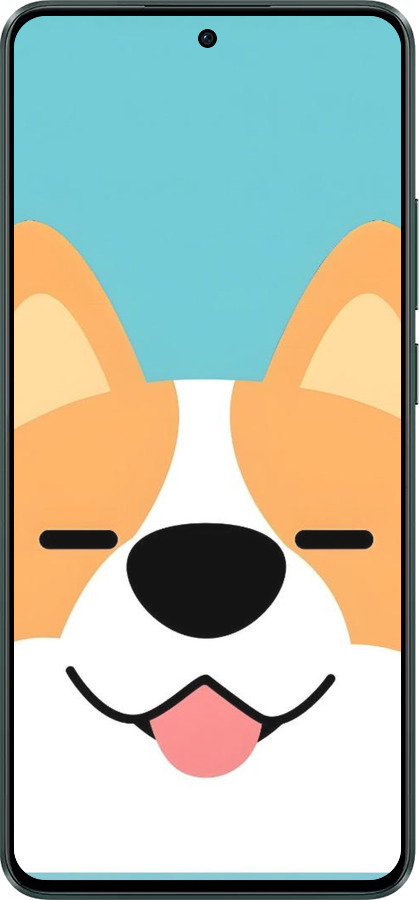 Силіконовий чехол Корги для Oppo Reno11 F - 6280u-3671 изображение 