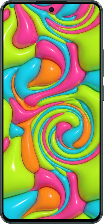 Силиконовый чехол Y2K Jelly Dream для Oppo Reno11 F - 6780u-3671 изображение 