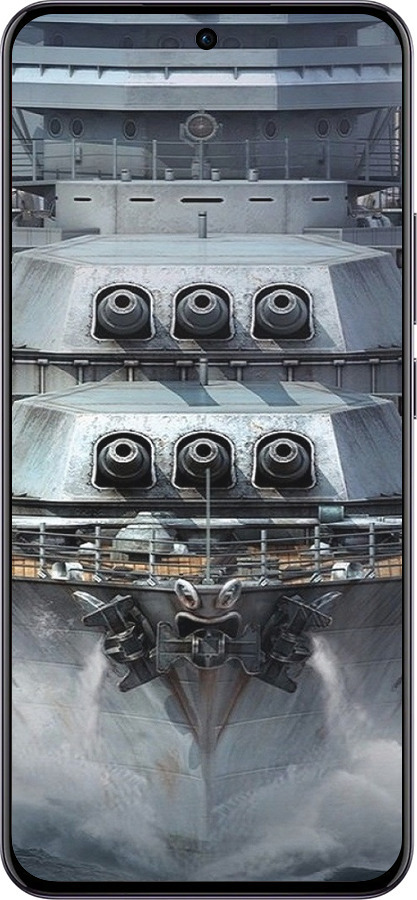 TPU чехол Лінкор, world of tanks, wargaming, військовий корабель для Oppo Reno12 5G - 6453b-3742 изображение 
