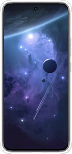 Силикон с усиленными углами чехол Планеты в синем космосе для Oppo Reno12 5G - 171sp-3742 изображение 