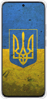 Силикон с усиленными углами чехол Флаг и герб Украины 2 для Oppo Reno12 5G - 378sp-3742 изображение 