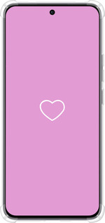 Силикон с усиленными углами чехол Сердце 2 для Oppo Reno12 5G - 4863sp-3742 изображение 