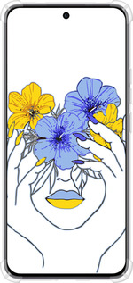 Силикон с усиленными углами чехол Девушка v4 для Oppo Reno12 5G - 5276sp-3742 изображение 