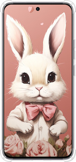 Силикон с усиленными углами чехол Зайчик для Oppo Reno12 5G - 5669sp-3742 изображение 