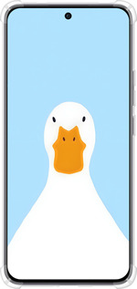 Силикон с усиленными углами чехол Гусь для Oppo Reno12 5G - 6350sp-3742 изображение 