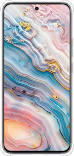 Силикон с усиленными углами чехол Мрамор красивый для Oppo Reno12 5G - 6376sp-3742 изображение 