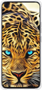 Силикон с усиленными углами чехол Леопард для Oppo Reno12 5G - 6611sp-3742 изображение 
