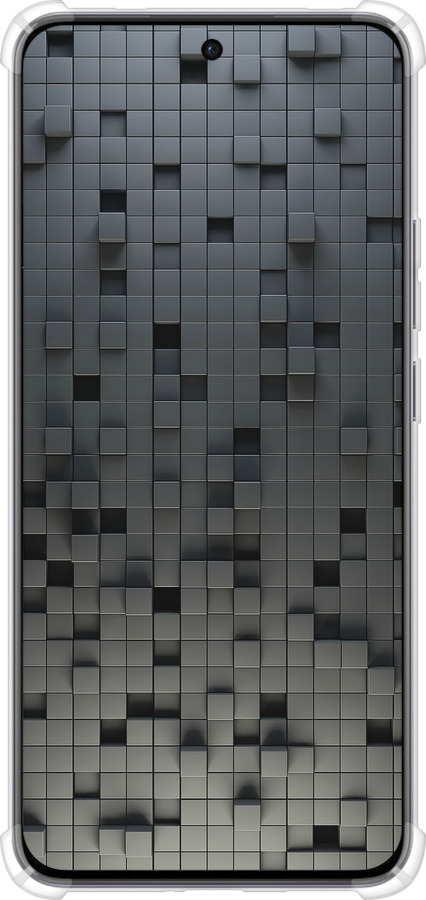 Силикон с усиленными углами чехол Кубики для Oppo Reno12 5G - 1061sp-3742 изображение 