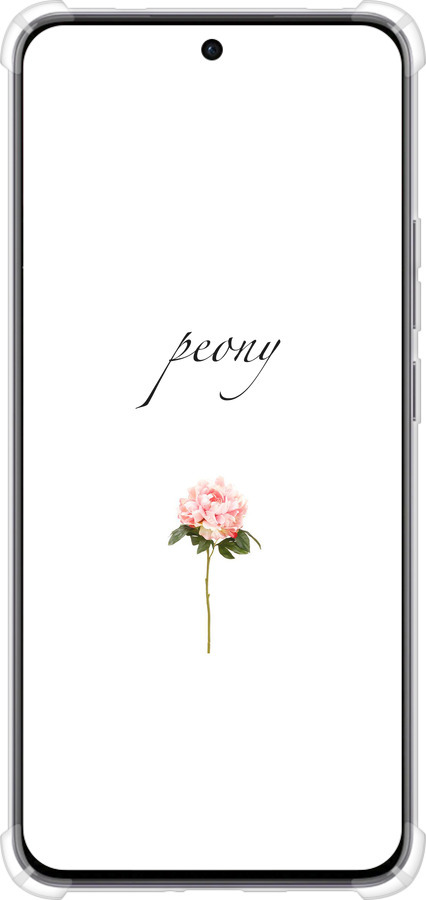 Силикон с усиленными углами чехол Пион для Oppo Reno12 5G - 4366sp-3742 изображение 