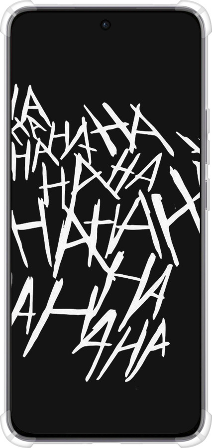 Силикон с усиленными углами чехол joker hahaha для Oppo Reno12 5G - 4509sp-3742 изображение 