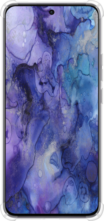 Силіконовий протиударний с посиленими кутами чехол Мармур 7 для Oppo Reno12 5G - 4802sp-3742 изображение 