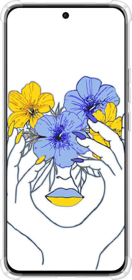 Силикон с усиленными углами чехол Девушка v4 для Oppo Reno12 5G - 5276sp-3742 изображение 