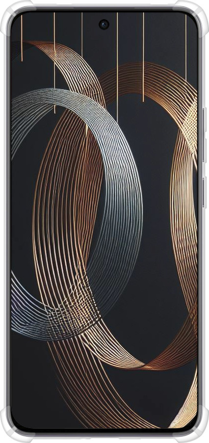 Силикон с усиленными углами чехол Симфония для Oppo Reno12 5G - 5835sp-3742 изображение 