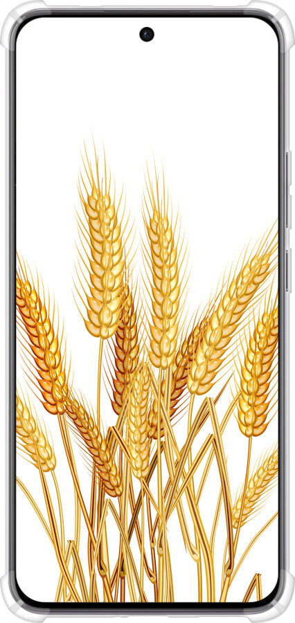 Силикон с усиленными углами чехол Колоски пшеници для Oppo Reno12 5G - 5866sp-3742 изображение 
