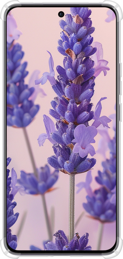 Силикон с усиленными углами чехол Лаванда для Oppo Reno12 5G - 6037sp-3742 изображение 