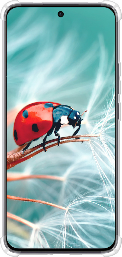 Силикон с усиленными углами чехол Божья коровка для Oppo Reno12 5G - 6049sp-3742 изображение 