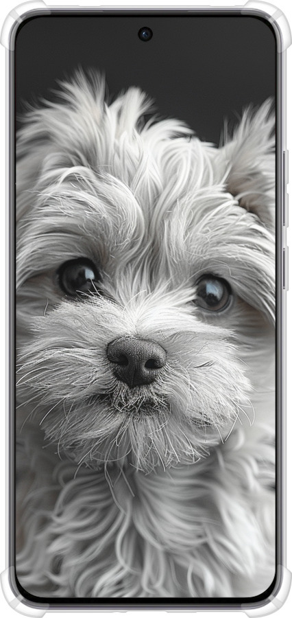 Силикон с усиленными углами чехол Мальтипу на чорном фоне для Oppo Reno12 5G - 6156sp-3742 изображение 