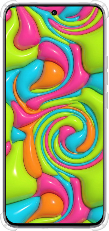 Силикон с усиленными углами чехол Y2K Jelly Dream для Oppo Reno12 5G - 6780sp-3742 изображение 