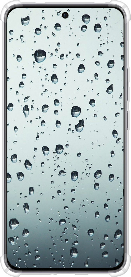 Силіконовий протиударний с посиленими кутами чехол Скло в краплях для Oppo Reno12 5G - 848sp-3742 изображение 