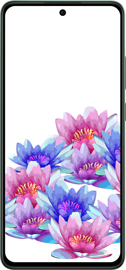 TPU чехол Лотос для Oppo Reno12 FS - 4862b-3867 изображение 
