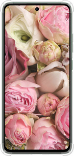 Силикон с усиленными углами чехол Розы v2 для Oppo Reno12 FS - 2320sp-3867 изображение 