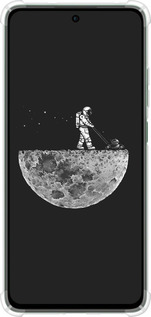 Силикон с усиленными углами чехол Moon in dark для Oppo Reno12 FS - 4176sp-3867 изображение 