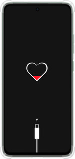 Силикон с усиленными углами чехол Подзарядка сердца для Oppo Reno12 FS - 4274sp-3867 изображение 