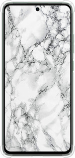 Силикон с усиленными углами чехол Мрамор белый для Oppo Reno12 FS - 4480sp-3867 изображение 