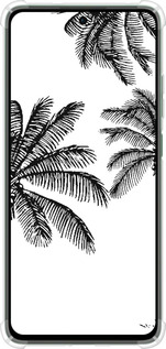 Силикон с усиленными углами чехол Пальмы1 для Oppo Reno12 FS - 4634sp-3867 изображение 