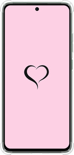 Силикон с усиленными углами чехол Сердце 1 для Oppo Reno12 FS - 4730sp-3867 изображение 