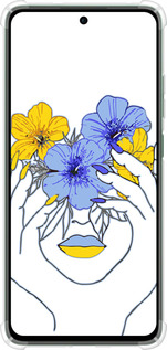 Силикон с усиленными углами чехол Девушка v4 для Oppo Reno12 FS - 5276sp-3867 изображение 