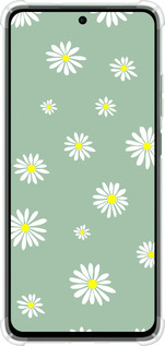 Силикон с усиленными углами чехол Ромашки v4 для Oppo Reno12 FS - 5603sp-3867 изображение 