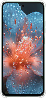 Силикон с усиленными углами чехол Роса на цветке для Oppo Reno12 FS - 6039sp-3867 изображение 