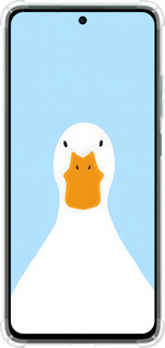 Силикон с усиленными углами чехол Гусь для Oppo Reno12 FS - 6350sp-3867 изображение 
