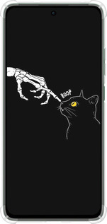 Силикон с усиленными углами чехол Кошка для Oppo Reno12 FS - 6505sp-3867 изображение 