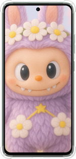 Силикон с усиленными углами чехол Лабубу 1 для Oppo Reno12 FS - 6709sp-3867 изображение 