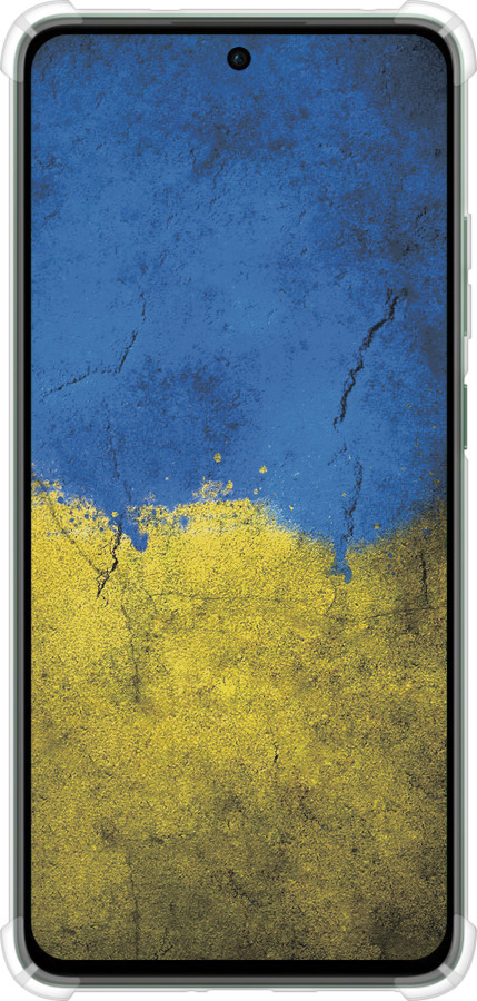 Силикон с усиленными углами чехол Флаг Украины 2 для Oppo Reno12 FS - 401sp-3867 изображение 