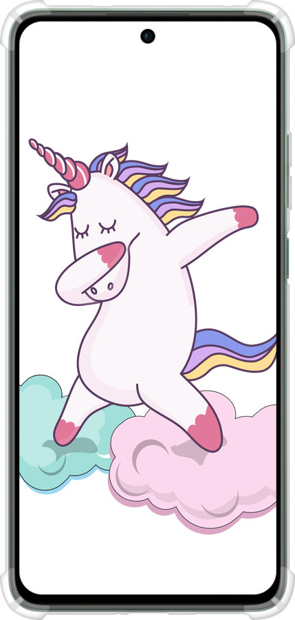 Силикон с усиленными углами чехол Единорог для Oppo Reno12 FS - 4702sp-3867 изображение 