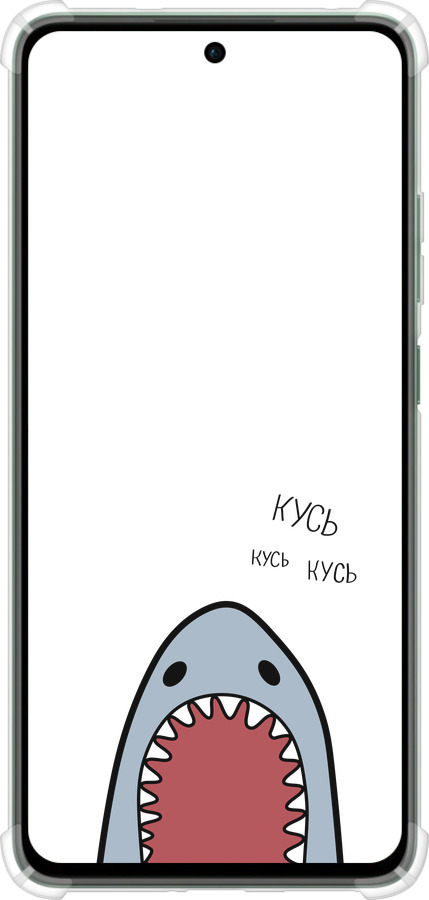 Силикон с усиленными углами чехол Акула для Oppo Reno12 FS - 4870sp-3867 изображение 