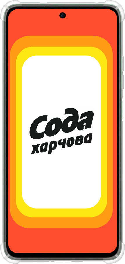 Силикон с усиленными углами чехол Сода UA для Oppo Reno12 FS - 5639sp-3867 изображение 
