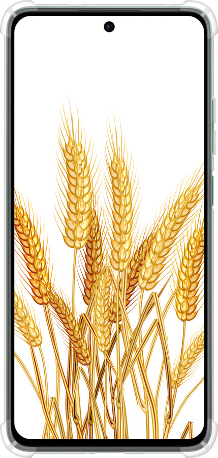 Силикон с усиленными углами чехол Колоски пшеници для Oppo Reno12 FS - 5866sp-3867 изображение 