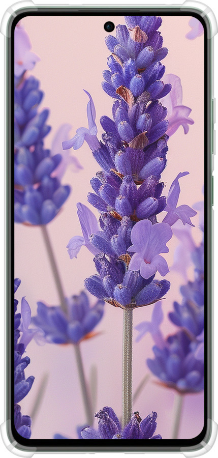 Силикон с усиленными углами чехол Лаванда для Oppo Reno12 FS - 6037sp-3867 изображение 