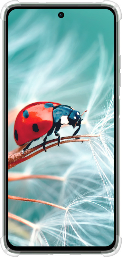 Силикон с усиленными углами чехол Божья коровка для Oppo Reno12 FS - 6049sp-3867 изображение 