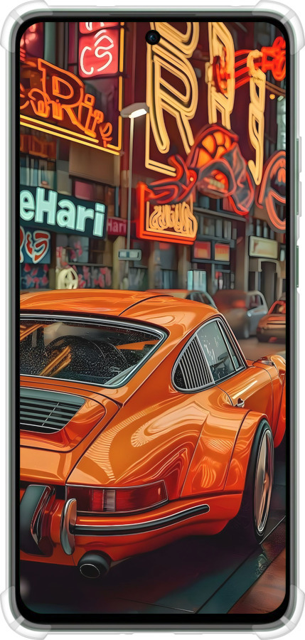 Силикон с усиленными углами чехол Порше для Oppo Reno12 FS - 6334sp-3867 изображение 