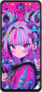 Силиконовый чехол Аниме милаха для Oppo Reno12 FS - 6314u-3867 изображение 