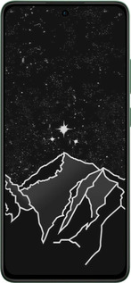 Силиконовый чехол Минималистический горный пейзаж для Oppo Reno12 F 5G - 6438u-3771 изображение 