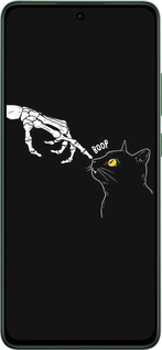 Силиконовый чехол Кошка для Oppo Reno12 FS - 6505u-3867 изображение 